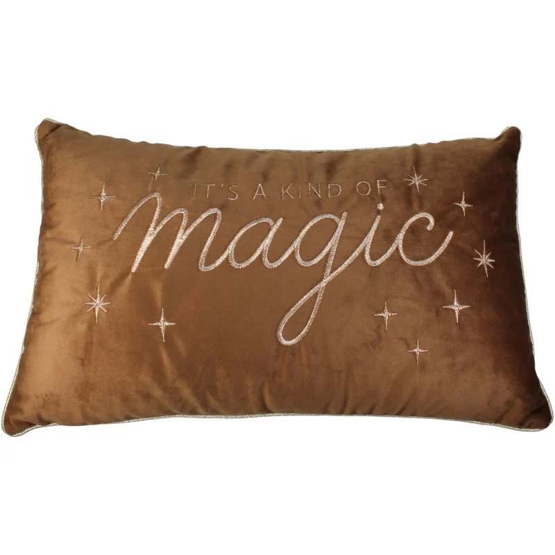 Cushion Magic Velvet Brown 30x50cm