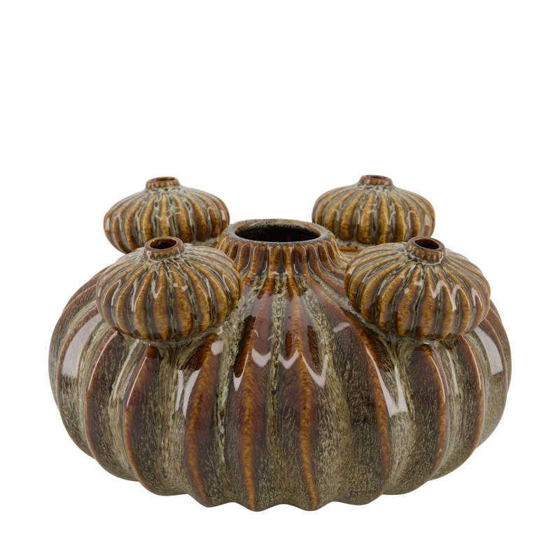 Vase ceramic 25x25x13cm Light brown
