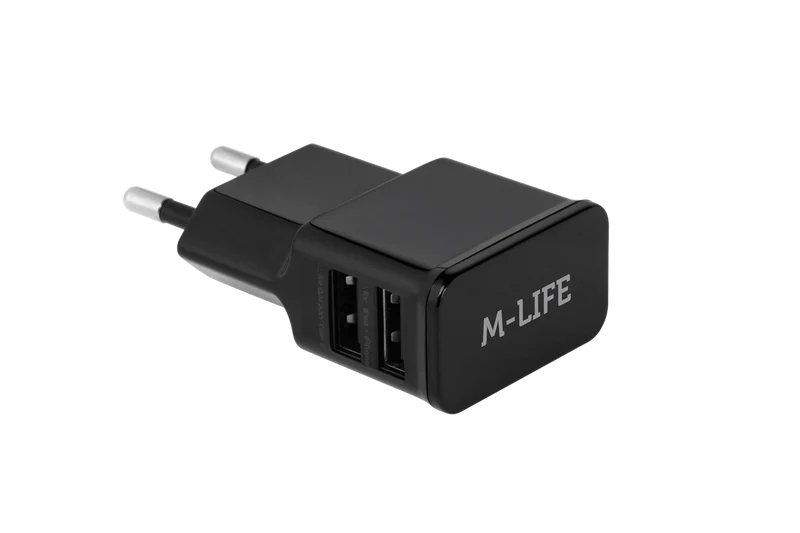 Universele USB oplader - 2A - 2 USB poorten