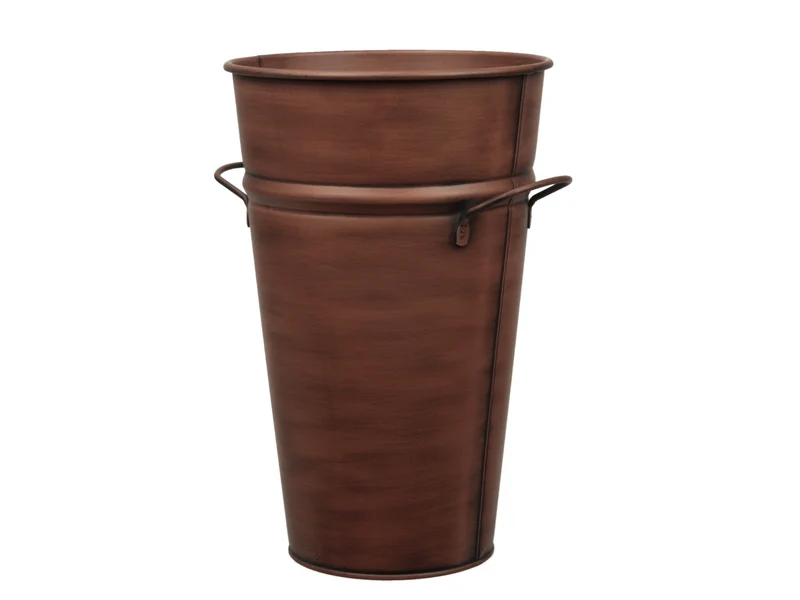 pc. 1 bucket w/ears old copper Ø19x31cm