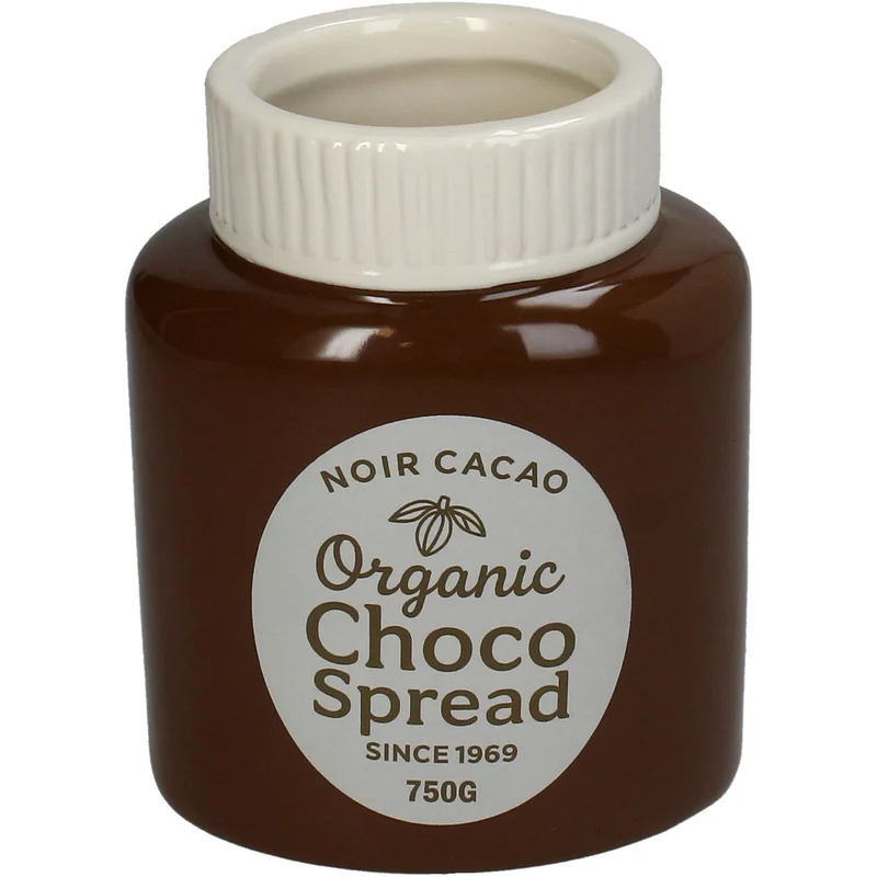 Planter Choco Spread Fine Earthenware Brown 11x8.8x13.5cm