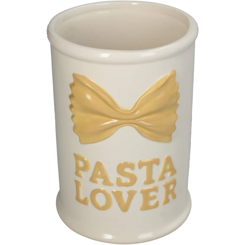 Vase Pasta Lovers Dolomite Ivory 13x13x18.5cm