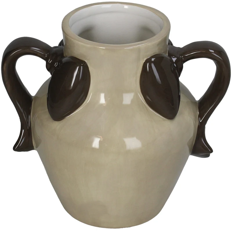 Vase Bow Dolomite Beige 19x14x17.4cm