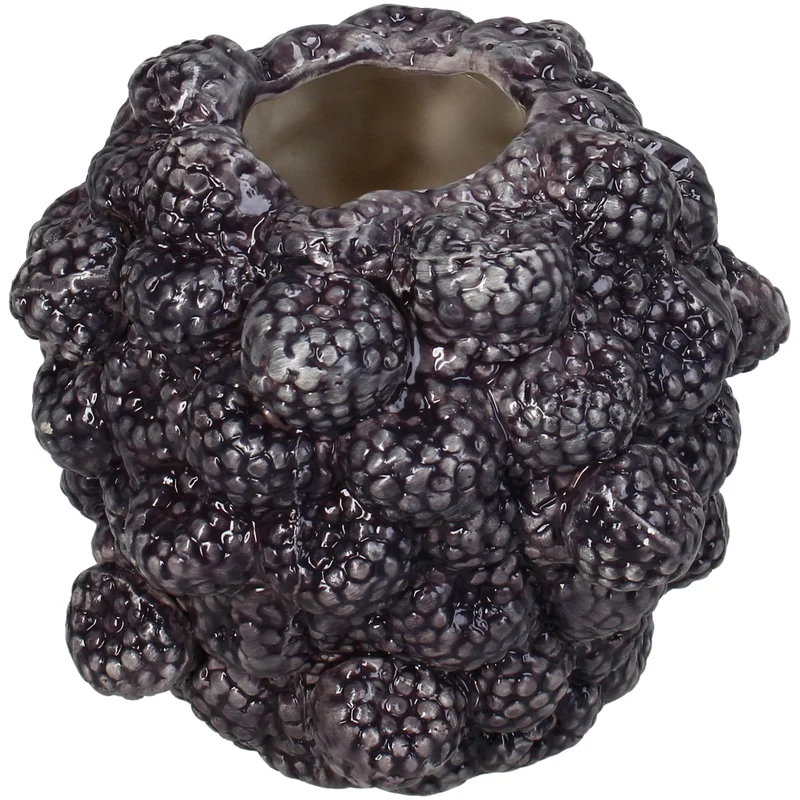 Vase Blackberry Dolomite Purple 12.3x12.3x12.6cm