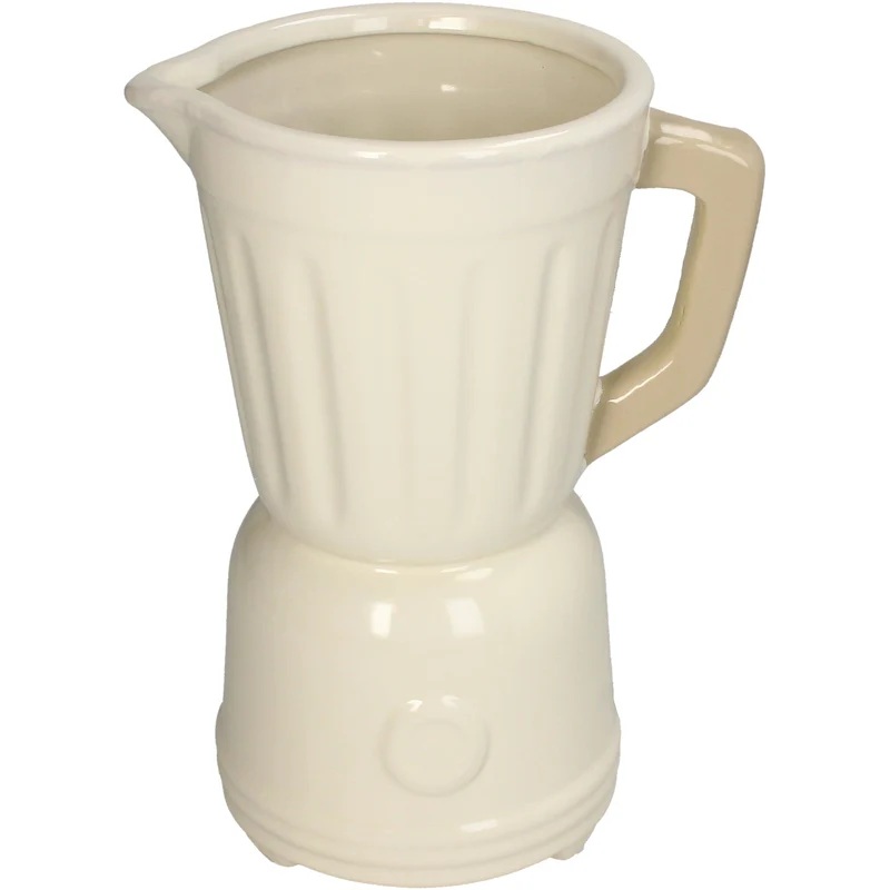 Planter Blender Fine Earthenware Ivory 19x13.8x26cm