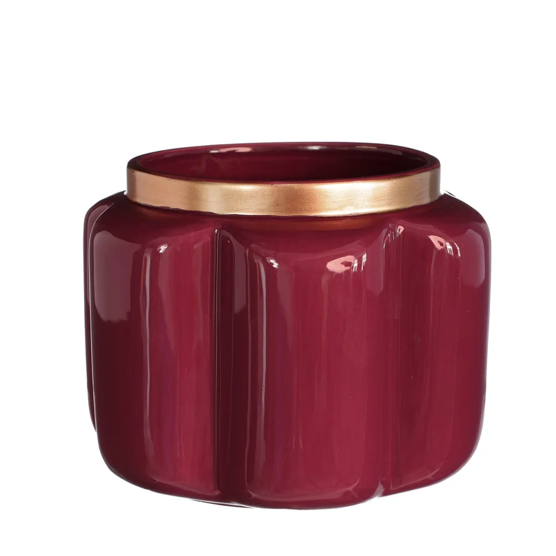 Pouff pot aardewerk Ø15,8 h.12 cm kers