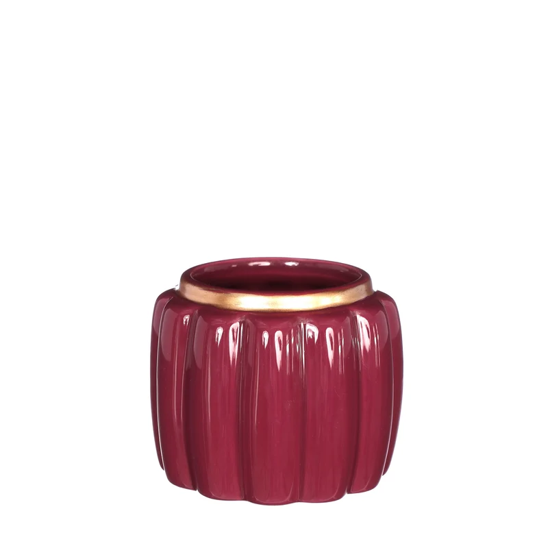 Pouff pot aardewerk Ø9,5 h.7,6 cm kers
