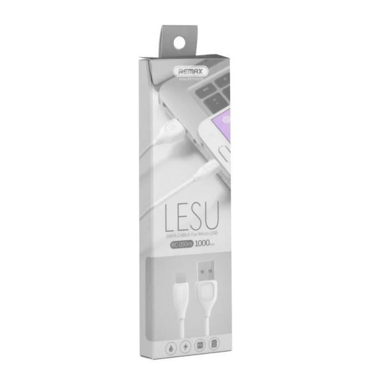 Lightning Kabel - 1 meter - Wit Remax RC-050i