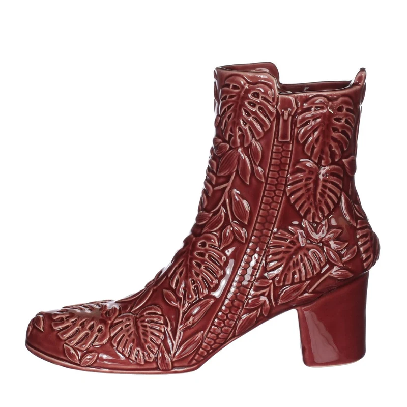 Vaas Bootie aardewerk Ø7 l.22 h.19 cm kers