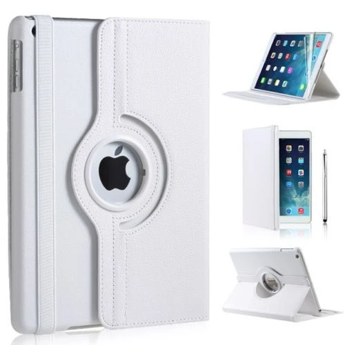 iPad 2017 hoes - 360 graden draaibaar - wit