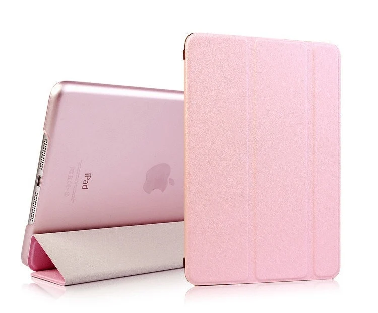 iPad 2018 Smart Cover Case - Texture Licht Roze