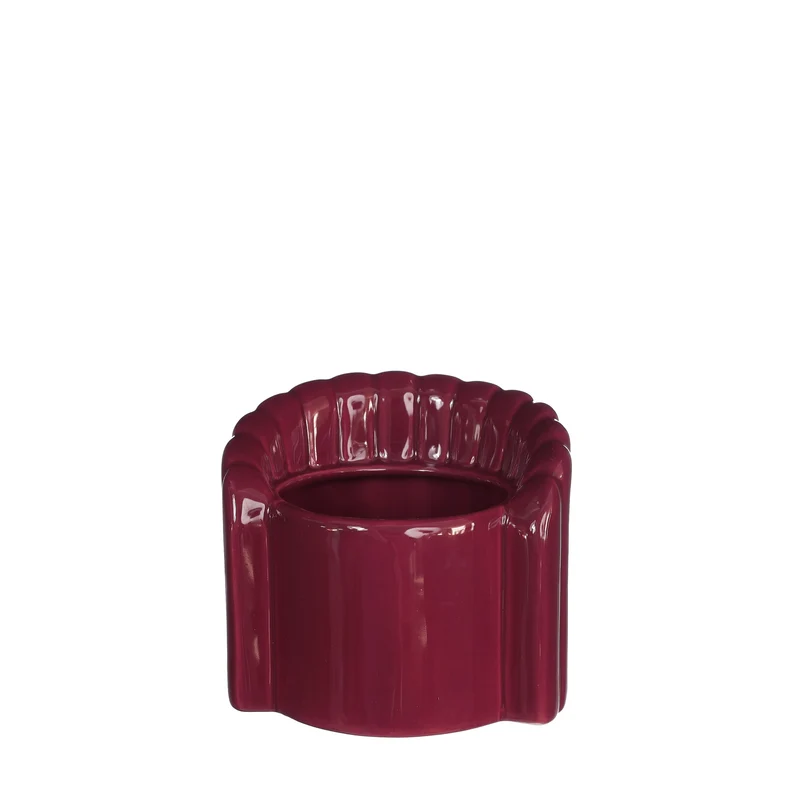 Pouff stoel aardewerk Ø8,4 h.9 l.9,5 cm kers