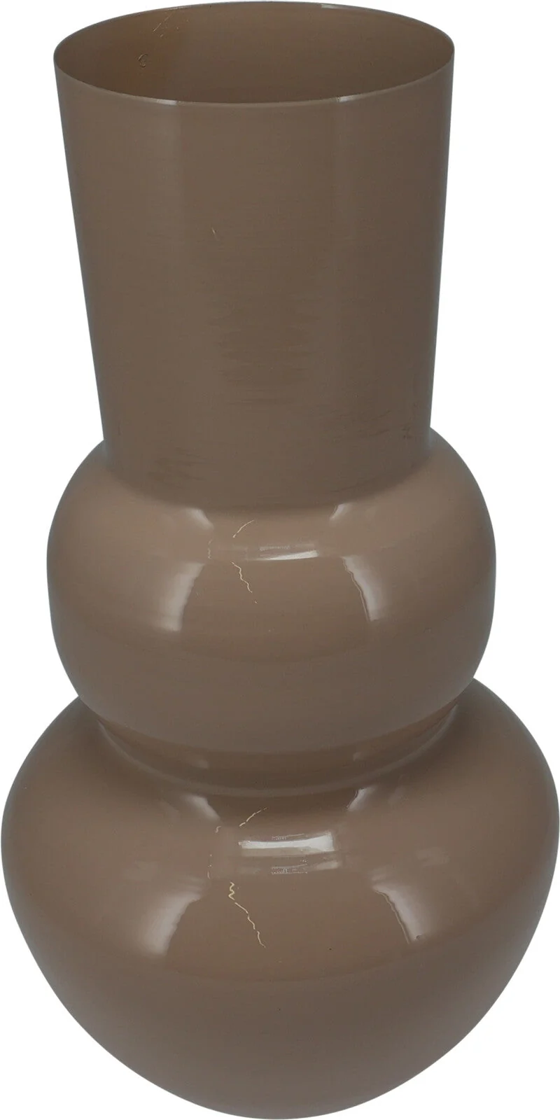 VAAS ZINK D16 H30CM ZAND SHINY