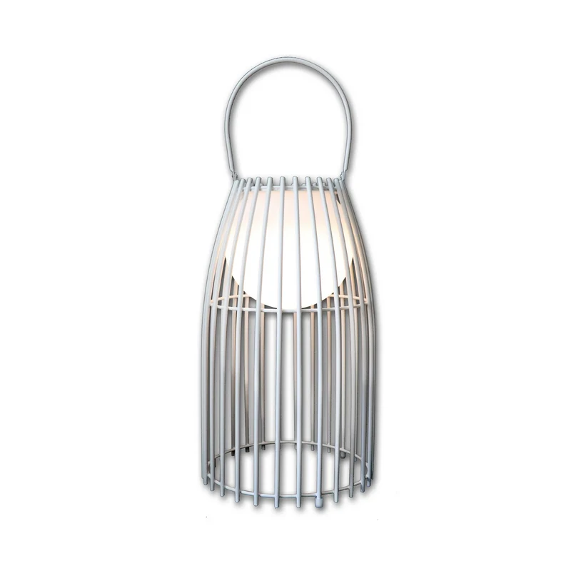 TJILLZ Moonie White-L 21x35cm LED metalen lamp USB oplaadbaar