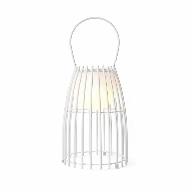TJILLZ Moonie White-S 17,5x25cm LED metalen lamp USB oplaadbaar