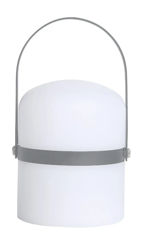 TJILLZ Lampini Antraciet 10x18,5cm LED lamp USB oplaadbaar