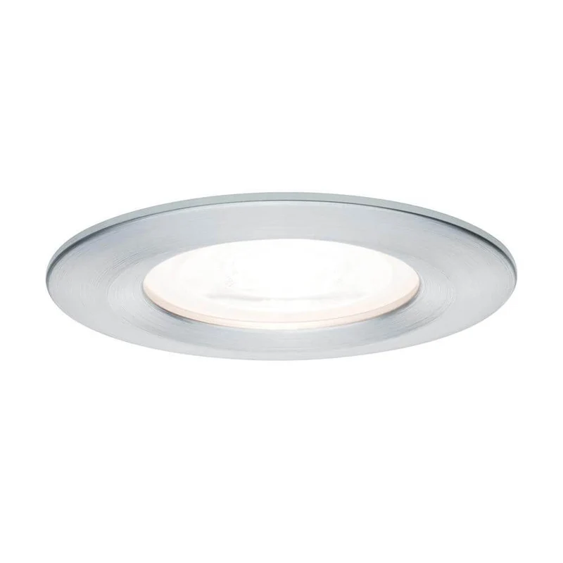 Einbauleuchte Nova IP44 rund Alu GU10