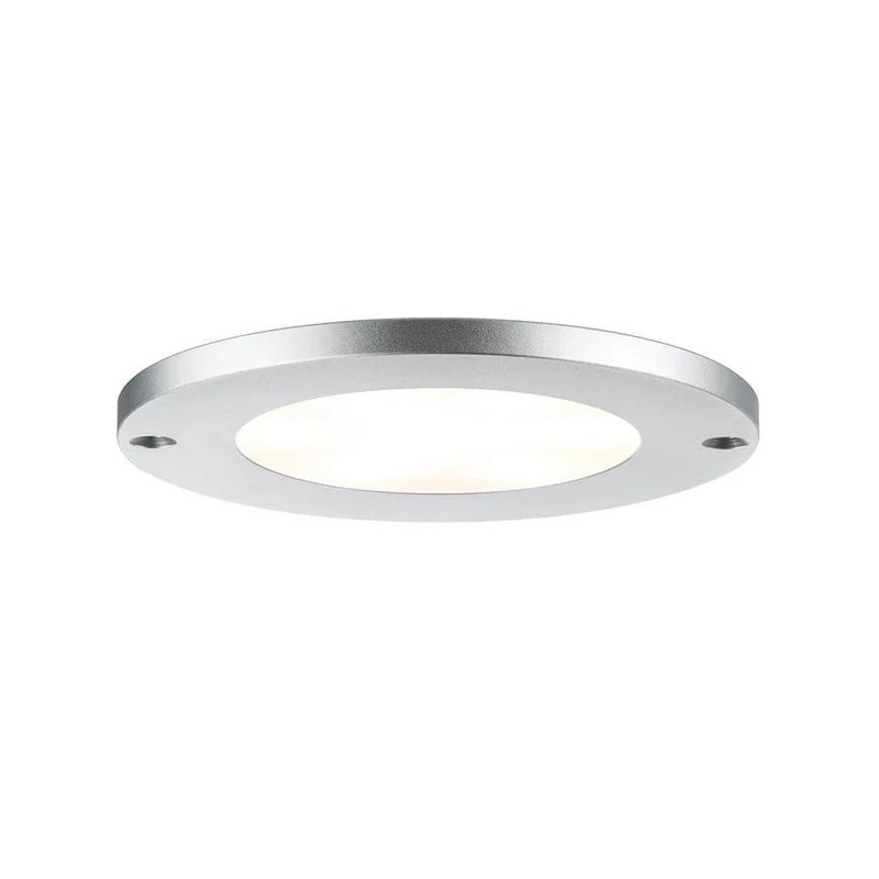 3er Möbelaufbauleuchten-Set Leaf LED Alu-Gebürstet