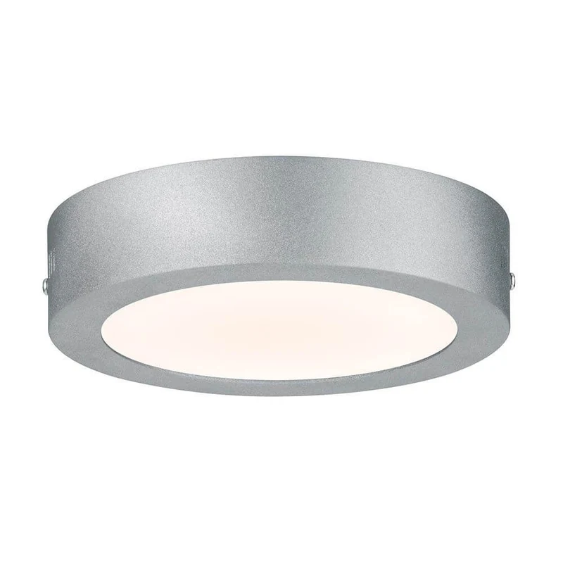 Deckenleuchte Lunar LED Panel Ø 17cm Warmweiß Alu