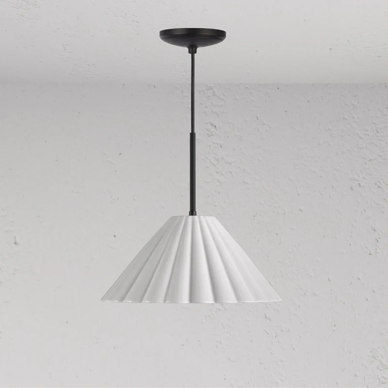 Cotswold Medium Pendant Light Fine Porcelain - Bronze