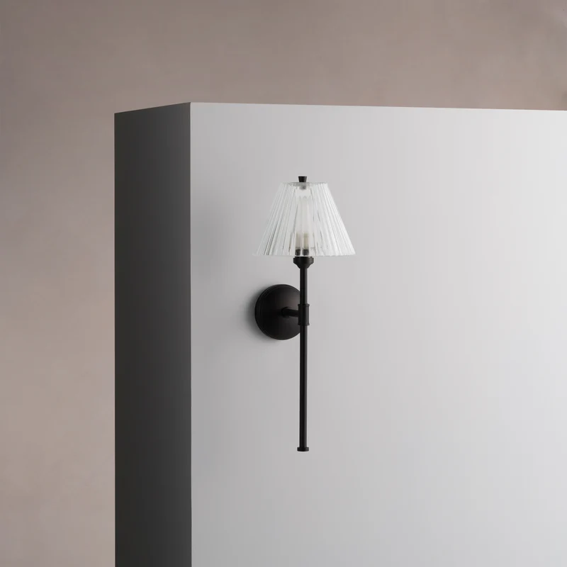 Cotswold Wall Light Fluted Glass - Bronze