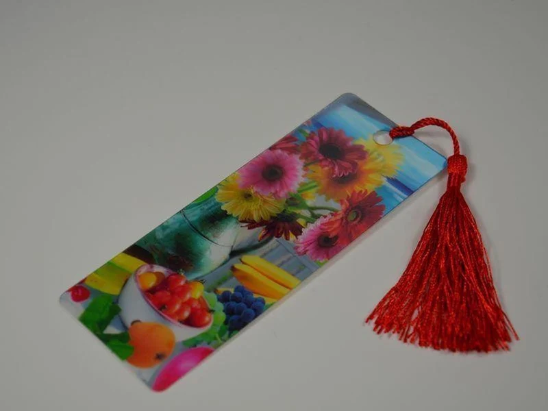 Fruitschaal met bloemen, 3D boekenlegger