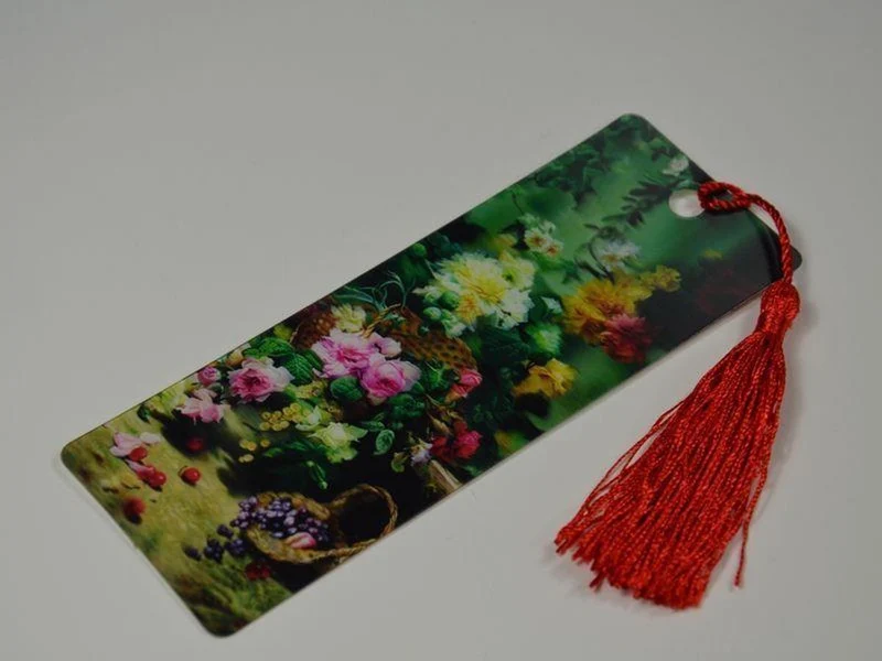 Bloemenmand, 3D boekenlegger