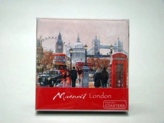 London onderzetters, set van 4