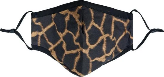 Dierenprint mondmasker, wasbaar
