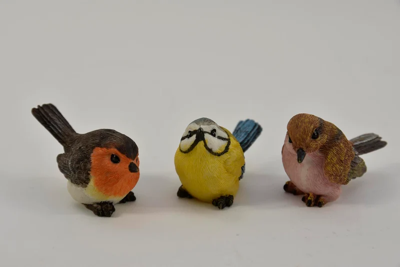 Vogel - 3 assorti - 5,6X3X4CM
