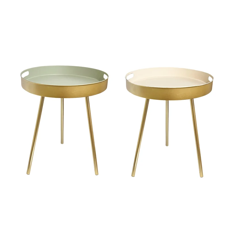 Side Table Afandou 2 assorted D38 H46cm KD