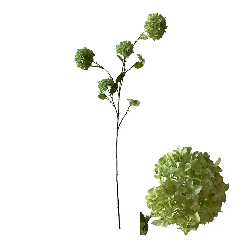 Flower Stem Hydrangea D20 H127cm Green