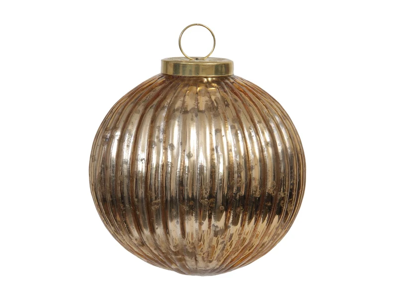 Glassball shiny gold 100mm
