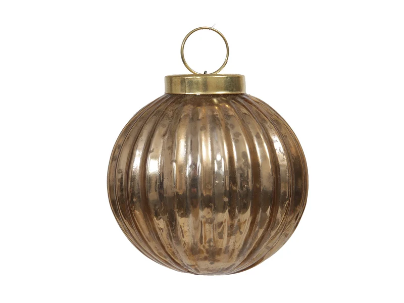 Glassball shiny gold 75mm