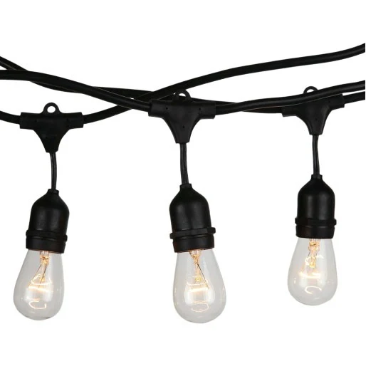 Led prikkabel Lichtsnoer - 10x E27 fitting - 5 meter - IP65 - koppelbaar - 220 Volt