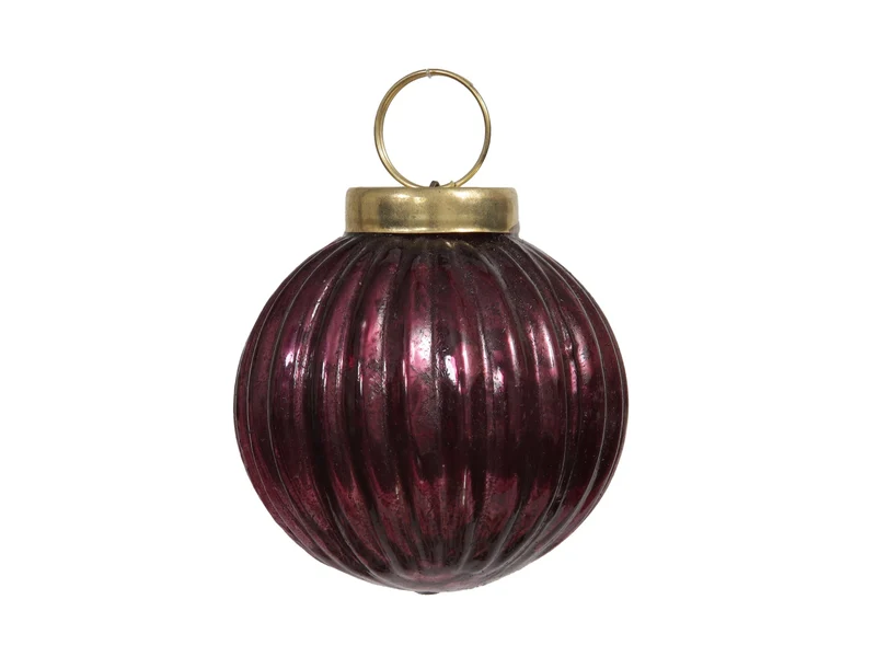 Glassball shiny burgandy 50mm