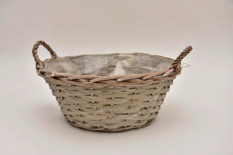 Schilmand riet 29x12cm Grijs
