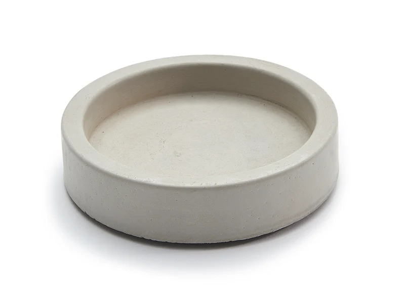 Schotel Ebi cement licht grijs Ø9 x H2 cm