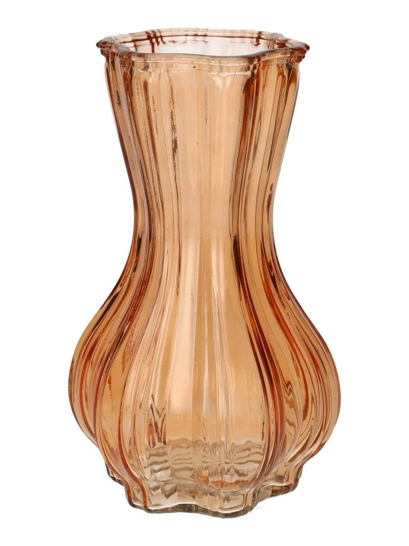 Vase Miley D9.2/12.2xh20.5cm Peach