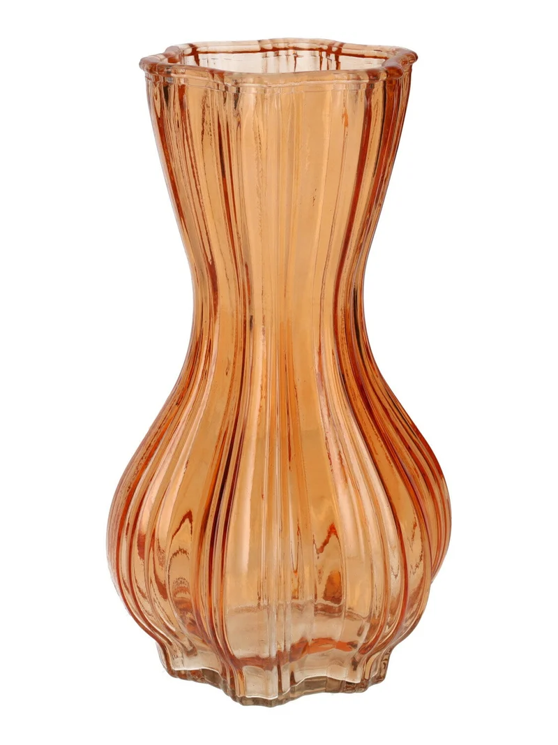 Vase Miley D10.8/14.5xh25.5cm Peach