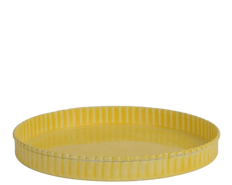Bord ijzer geel 60cm x 2cm
