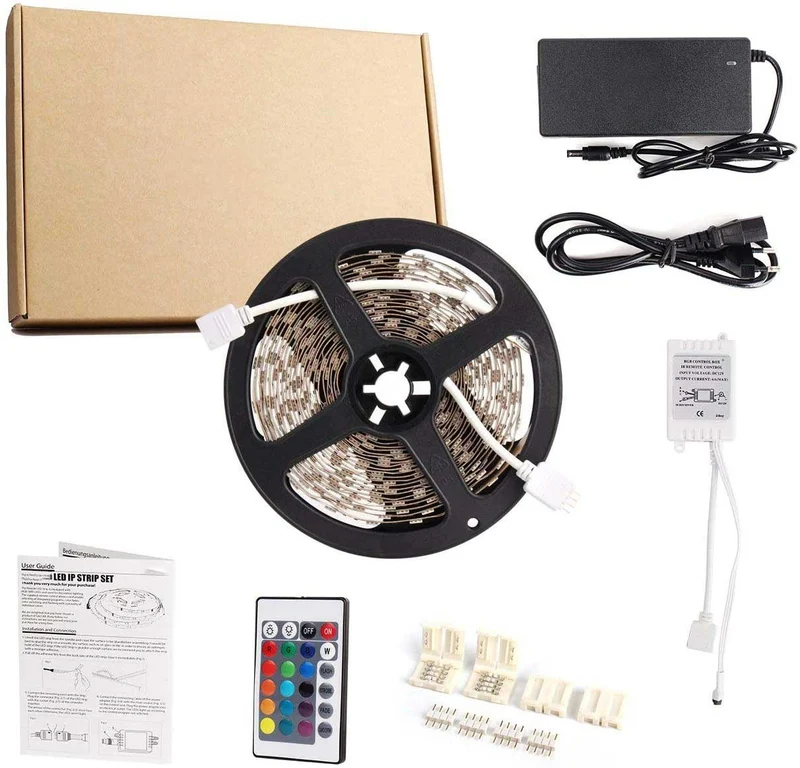10 meter led strip - RGB - Complete set - inkortbaar