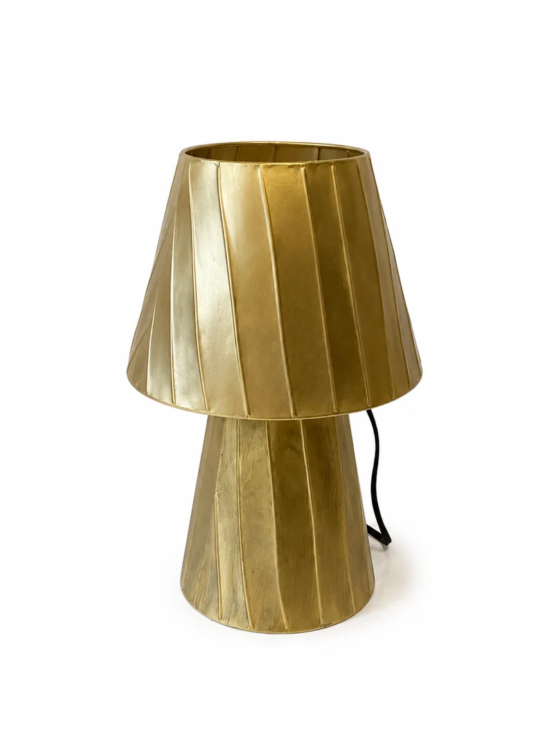 Table lamp metal 26x26x38cm Gold