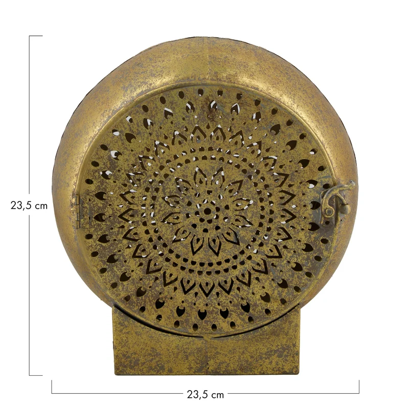 Table lamp metal 23.5x11x23.5cm Gold