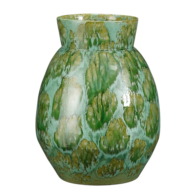 Harris vaas rond groen - h50xd38cm