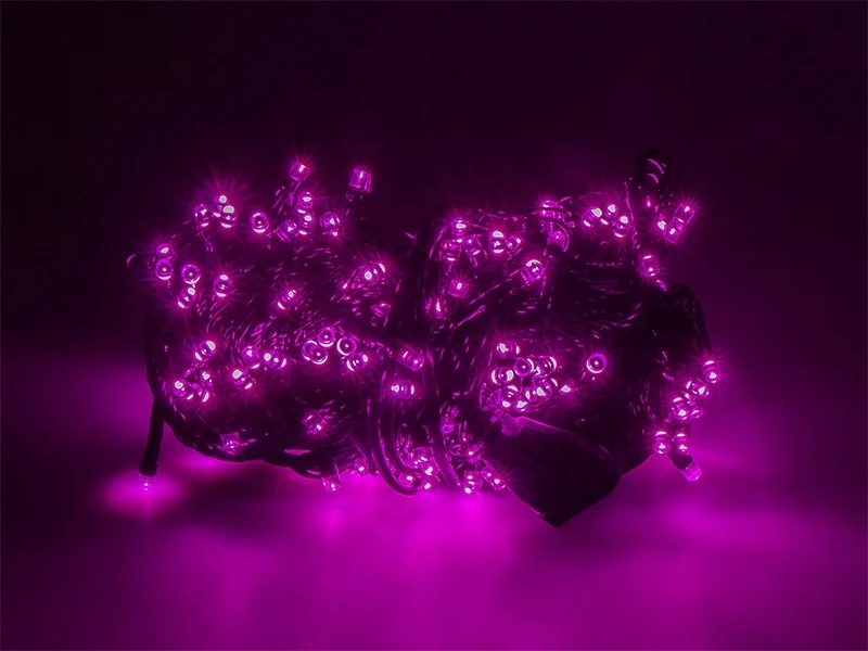 Kerstverlichting Paars 22 Meter 300 LEDs - 8 Standen
