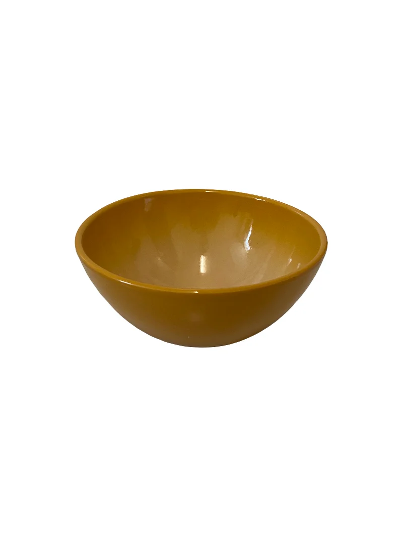 Rome Smooth Bowl Oker 18cm