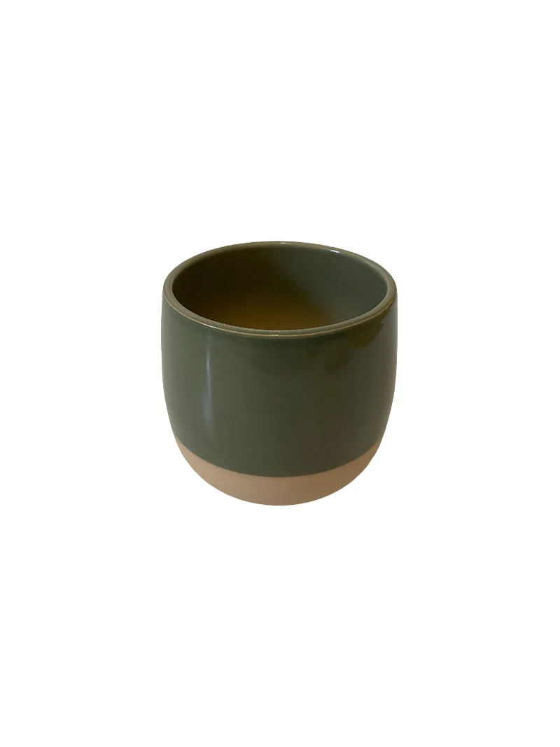 Sphere Smooth Flowerpot Dusty Green 13cm