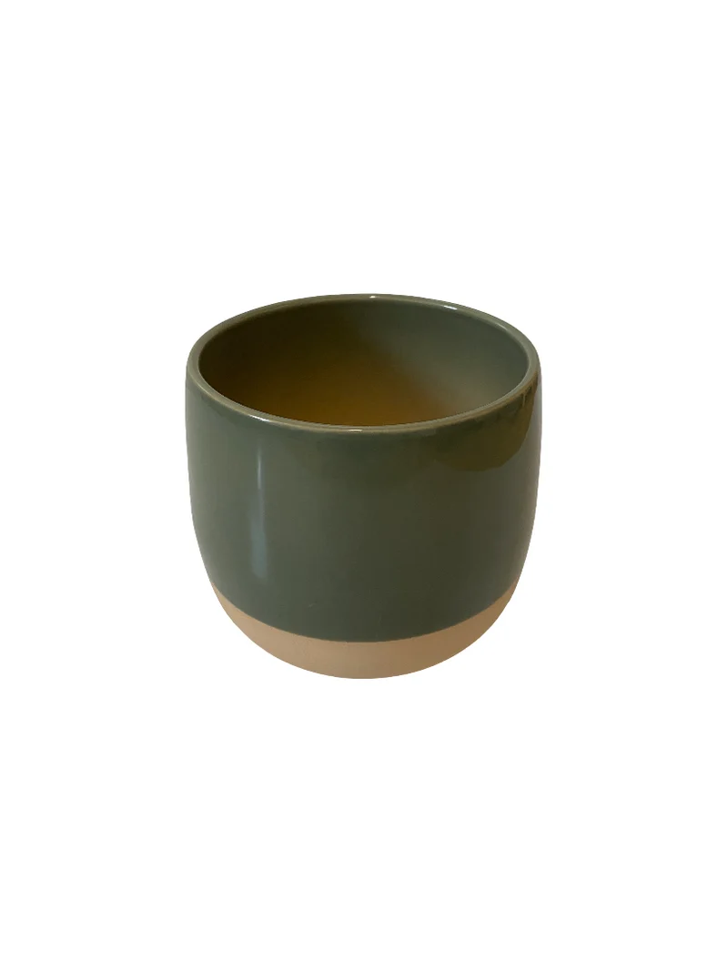 Sphere Smooth Flowerpot Dusty Green 17cm