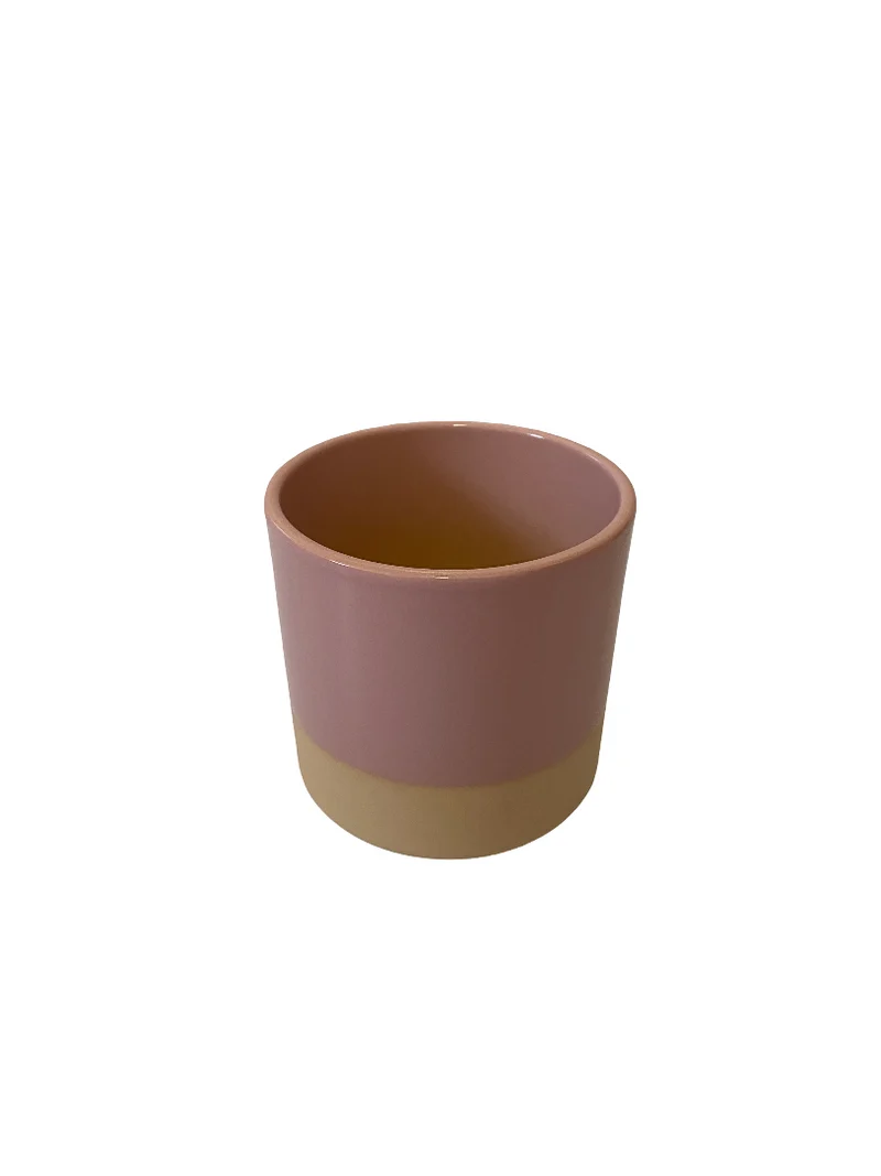 Cilinder Smooth Flowerpot Pink 13cm